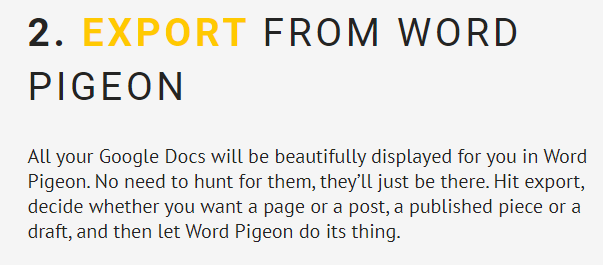 GrowthJunkie Tool | Word Pigeon | Content Marketing