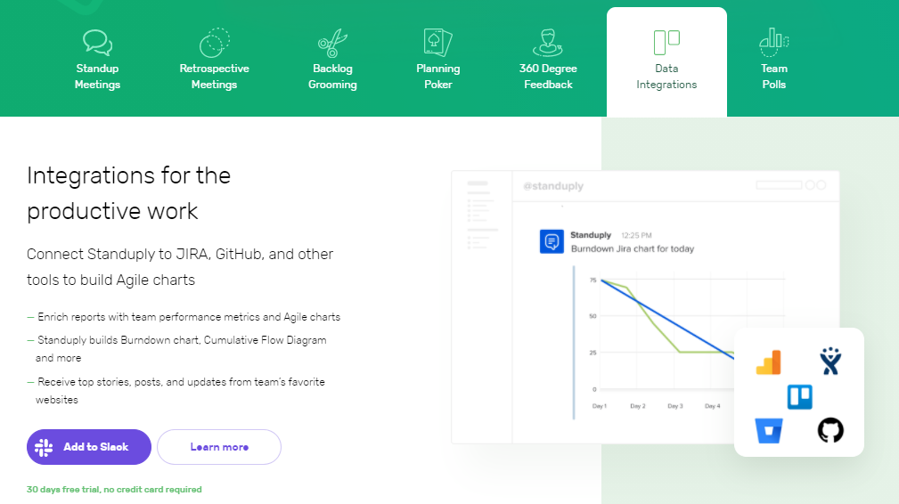 GrowthJunkie Tool | Standuply | Project Management