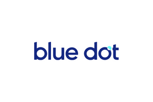 Blue dot logo
